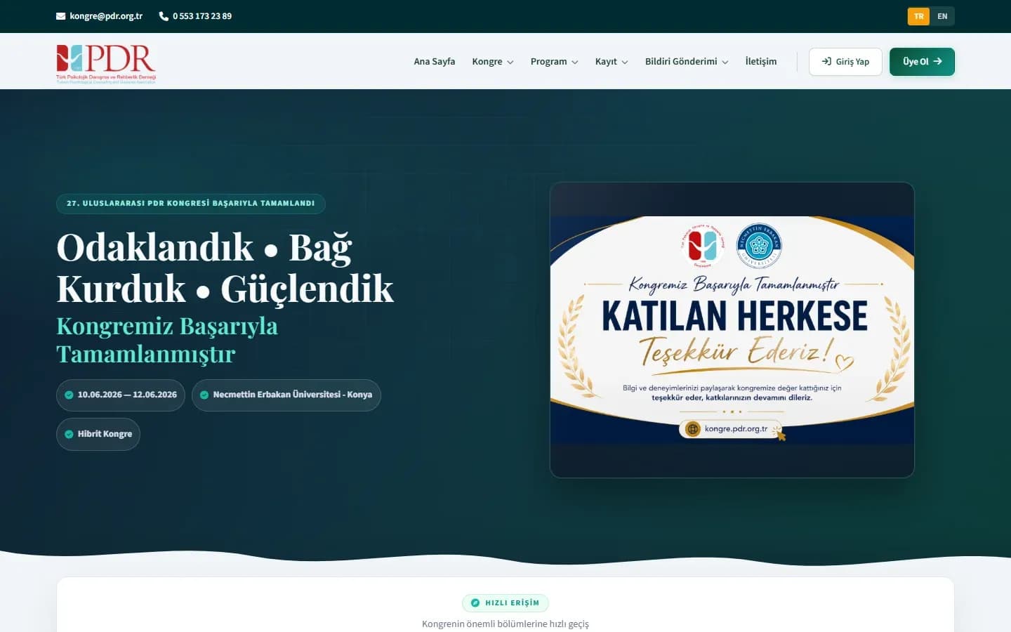 27. Uluslararası PDR Kongresi