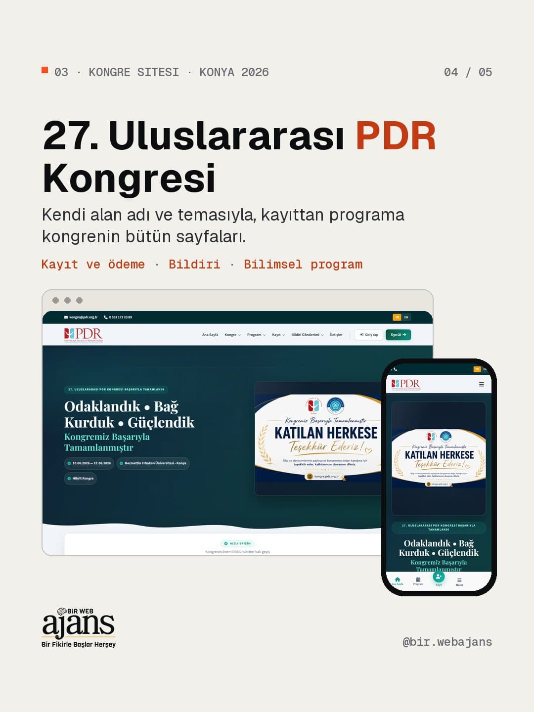 27. Uluslararası PDR Kongresi web sitesi.