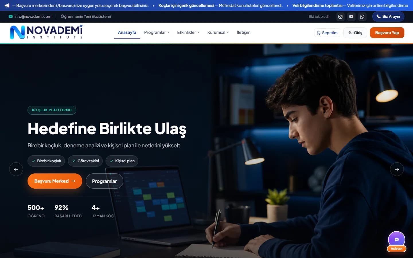 Novademi — Learning & coaching platform